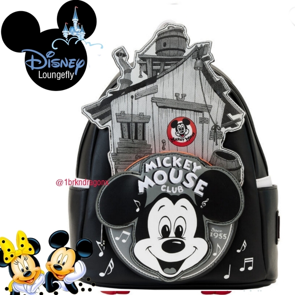 NWT Disney100 Mickey Mouse Clubhouse Mini Loungefly Officially Licensed Backpack - Picture 7 of 15
